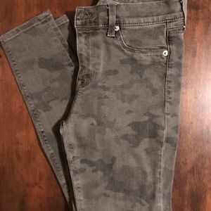 Hudson women’s camo pattern jeans